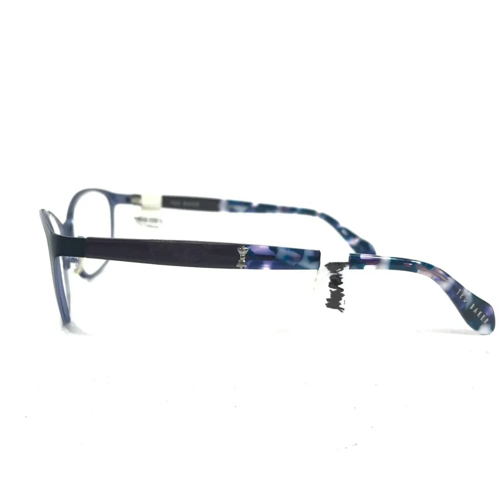 Ted Baker Eyeglasses Frames B225 NAV Blue Cat Eye Full Wire Rim 54-15-135